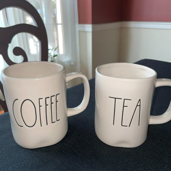 Rae Dunn Other - Rae Dunn Artisan collection 'Coffee' and 'Tea' mugs